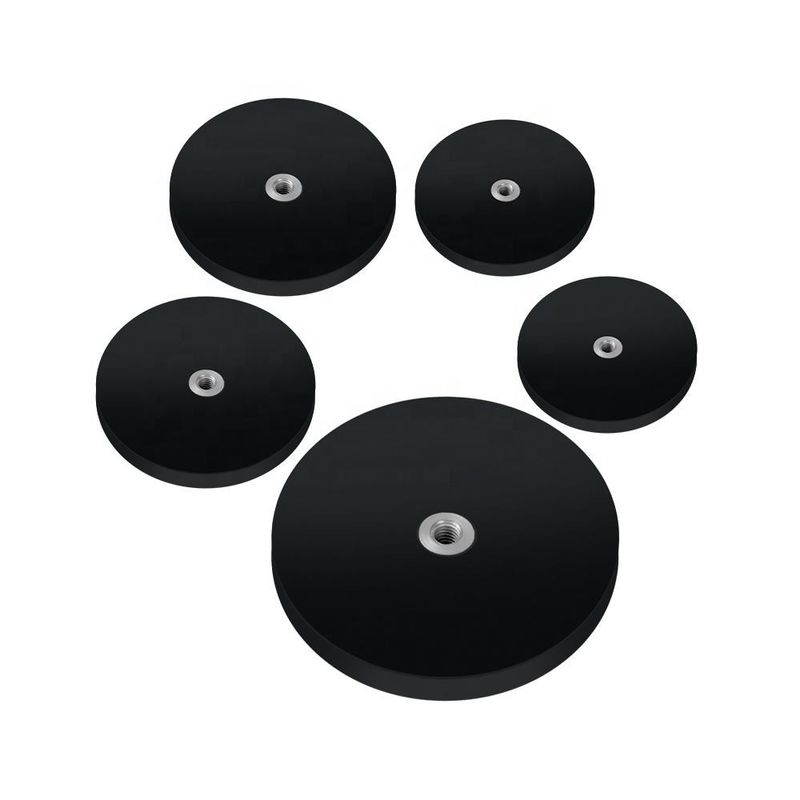 Tipo TT Magnetos de borracha pretos Magnetos revestidos de borracha Alta durabilidade