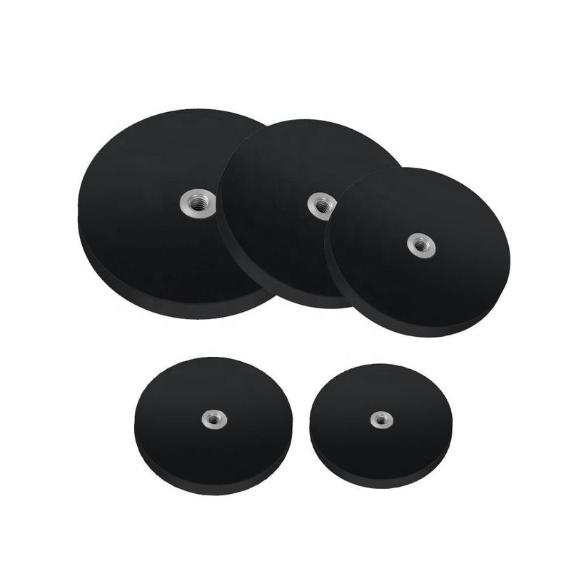 Tipo TT Magnetos de borracha pretos Magnetos revestidos de borracha Alta durabilidade