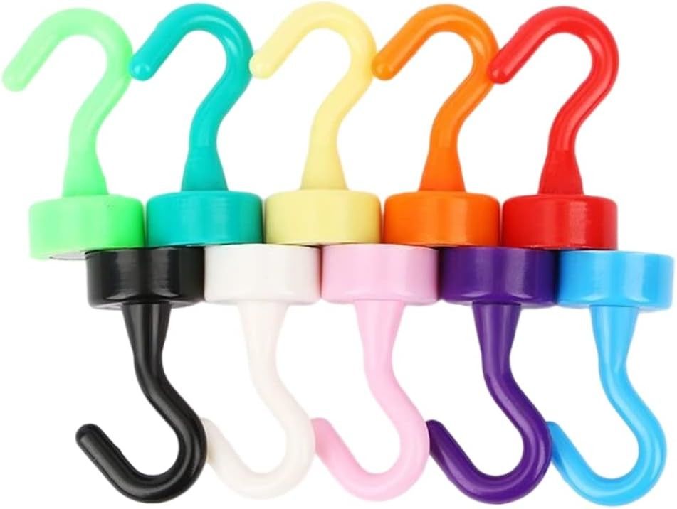 Ganchos magnéticos decorativos coloridos Ganchos magnéticos de garagem certificados ISO FDA
