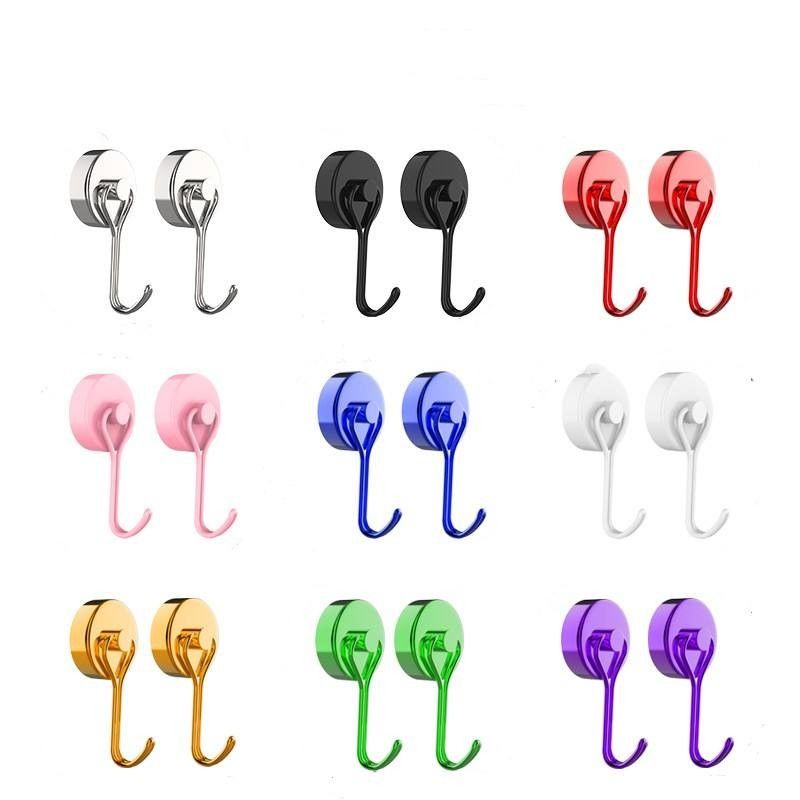 Multicolorido Frigorífico Forte Magnetos Ganchos Multipurpose Magnéticos Pendentes