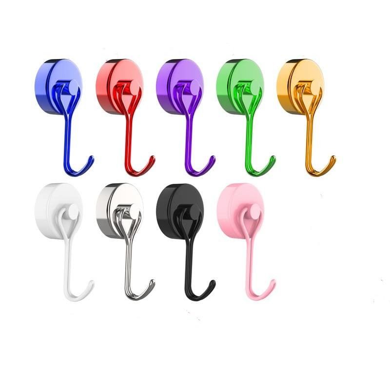 Multicolorido Frigorífico Forte Magnetos Ganchos Multipurpose Magnéticos Pendentes