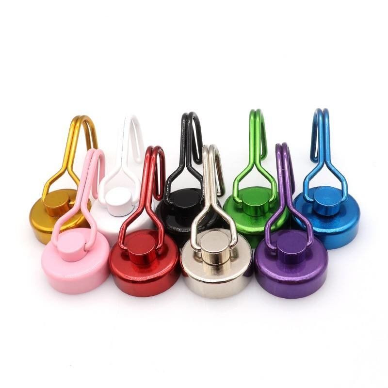 Multicolorido Frigorífico Forte Magnetos Ganchos Multipurpose Magnéticos Pendentes