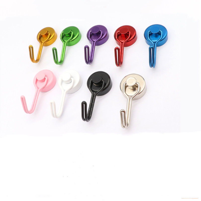 Multicolorido Frigorífico Forte Magnetos Ganchos Multipurpose Magnéticos Pendentes