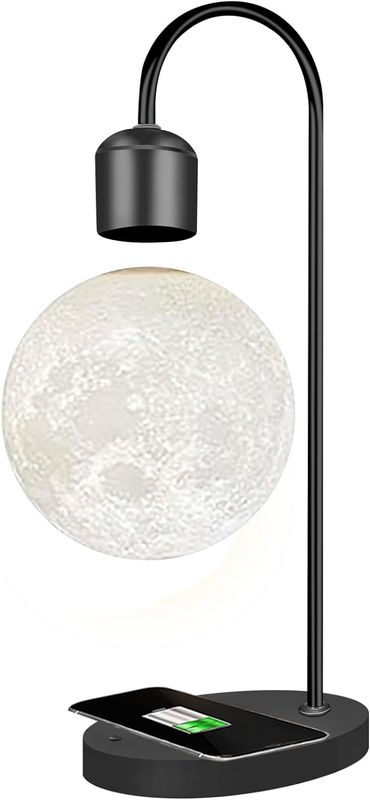 Lâmpada lunar levitante magnética zero gravidade brinquedos de mesa flutuantes para decoração presentes