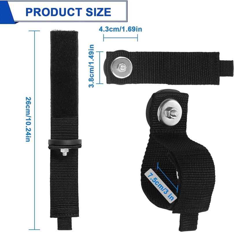 Faixa de pendurar magnética ergonômica com suporte de cabo de extensão para mangueiras de cabos