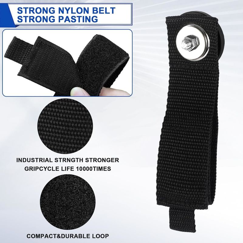 Faixa de pendurar magnética ergonômica com suporte de cabo de extensão para mangueiras de cabos