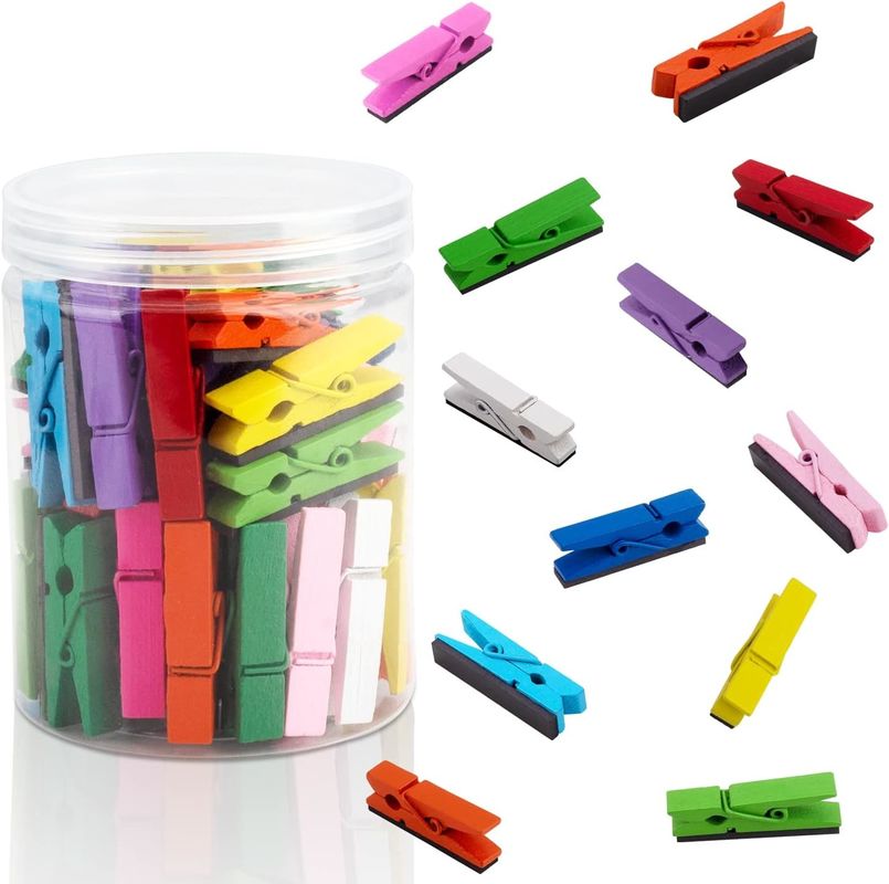 30pcs Multicolor Clips Magnéticos Personalizados Para Tabuleiro Branco Frigorífico de Escritório