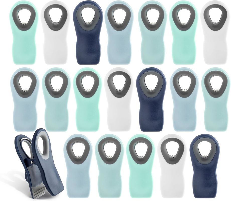20pcs Strong Magnetic Clips Magnetic Bag Clips Para Armazenamento de Alimentos Com Apego de Selo Aéreo