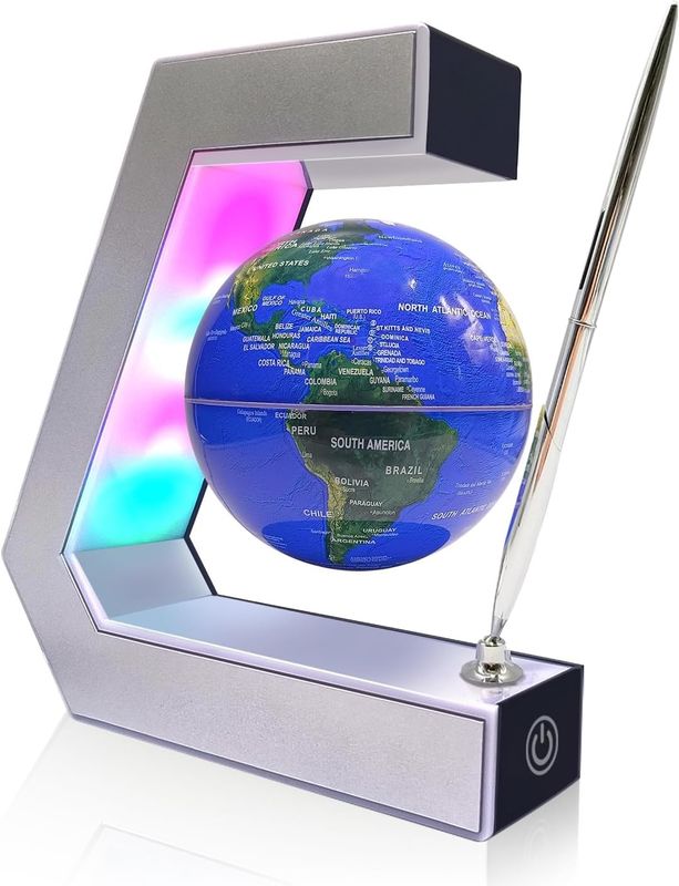 Decoração do lar Lâmpada de levitação magnética Lâmpada de globo de levitação com controle táctil e caneta