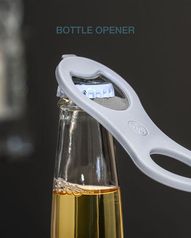 FDA 2 em 1 Abre garrafas de cerveja magnética para geladeira e RV com capuz catcher
