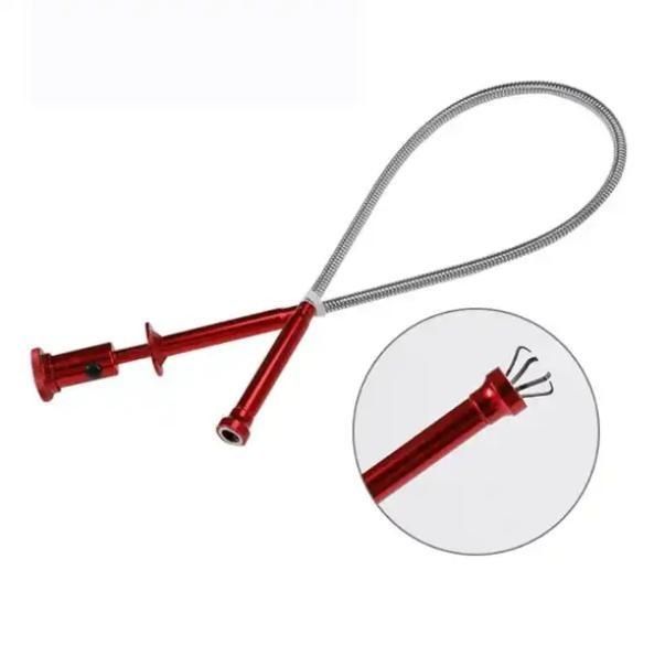 Ferro inoxidável flexível de 2 pés ferramenta de agarrador de garras magnética W / LED Luz personalizada para múltiplos usos