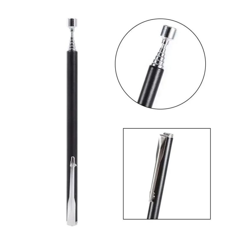 Portátil Telescópica Magnética Flexível Recuperação Ferramenta Ajustável Extensão Rod Stick Poderosa Magnet Pen