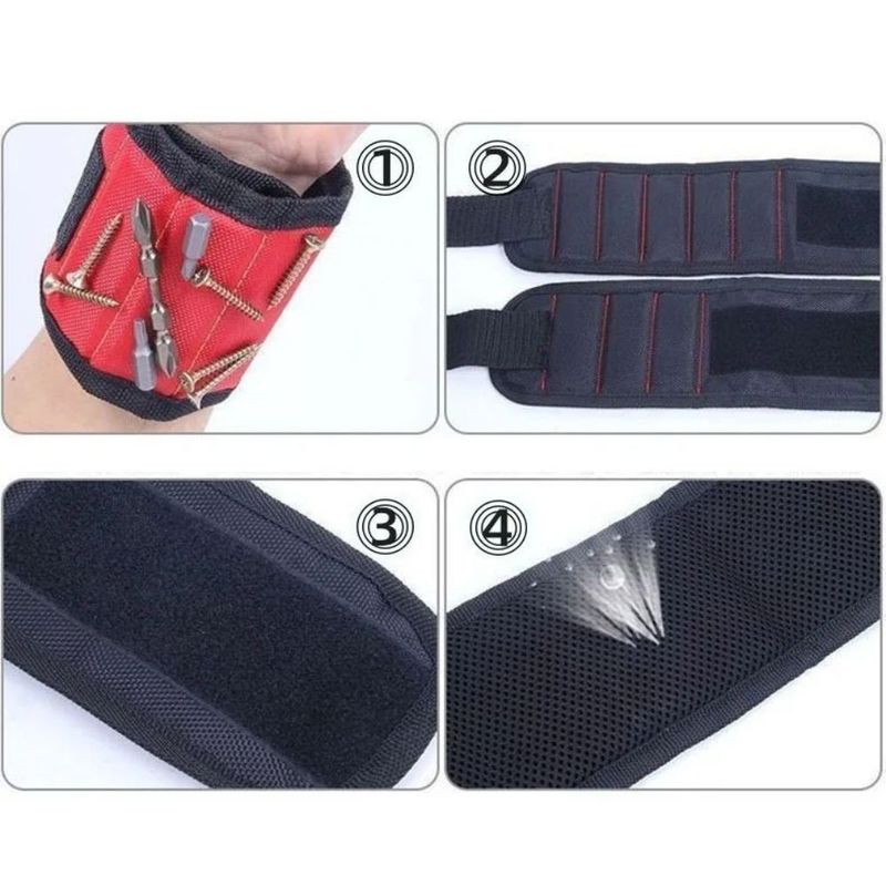 Magnetos Fortes Segura Nails Perfurar Bit Nozes Cinturão de Armazenamento parafusos Porta Ferramenta de Mão Organizador