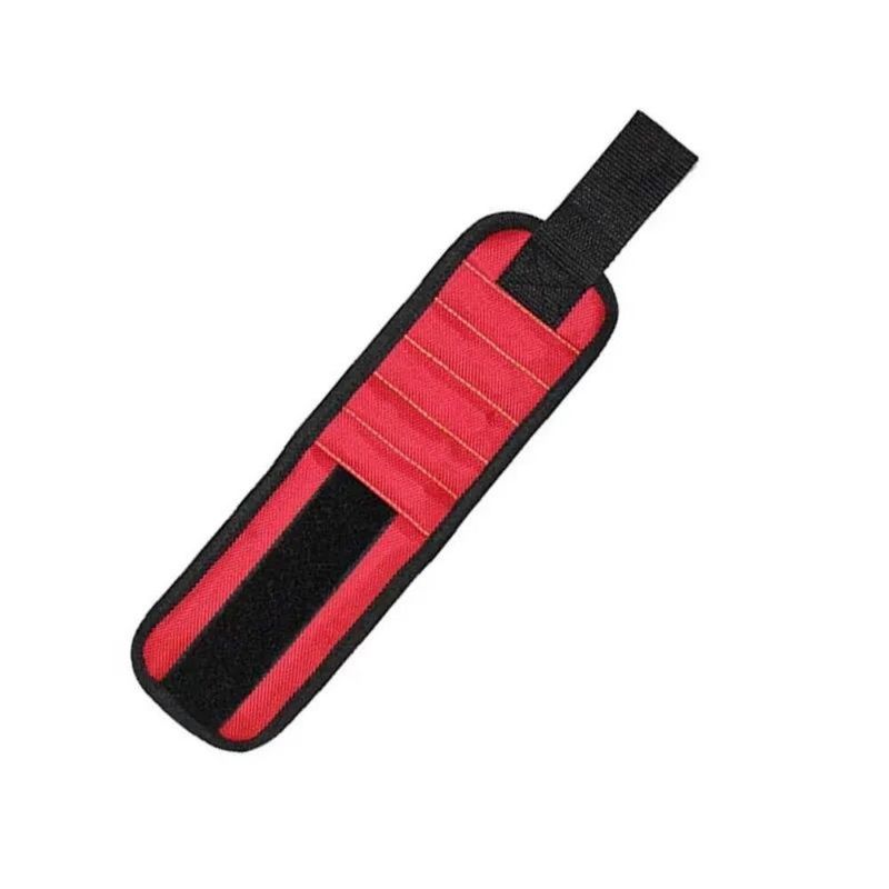 Pulseira Magnética Magnetos Fortes Pulseira Segura Unhas Furação Bit parafuso Porta Ferramentas Armazenamento Pulso