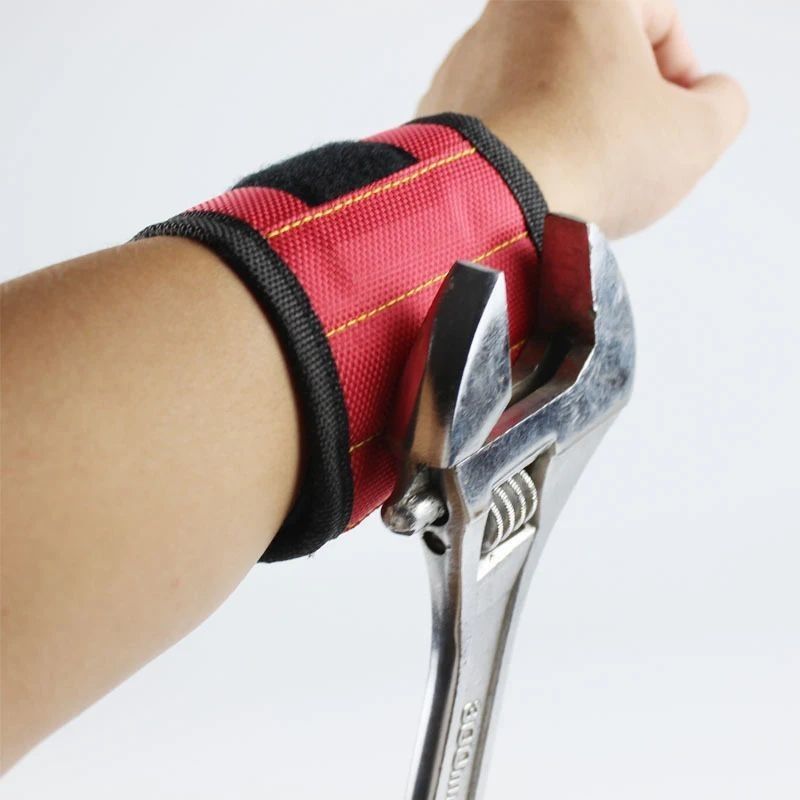 Saco de ferramentas portátil e pulseira magnética personalizada com ímãs fortes para eletricistas