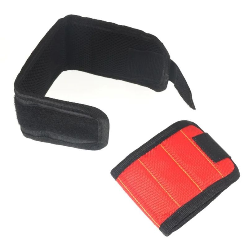 Forte Pulseira Magnética Saco de Ferramentas Pulseira de Tecido de Oxford Faixa de Pulso Portátil Parafusos Ferramentas de Unhas