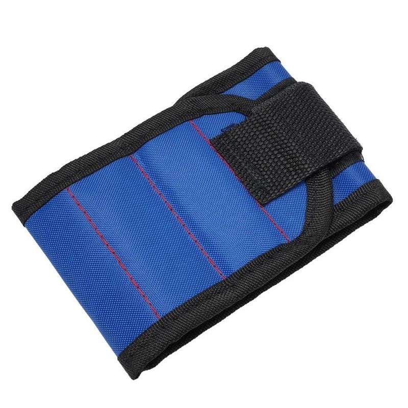 Pulseira magnética Saco de ferramentas magnéticas portáteis para parafuso de unhas, parafuso de parafuso, parafuso de broca, kit de reparo