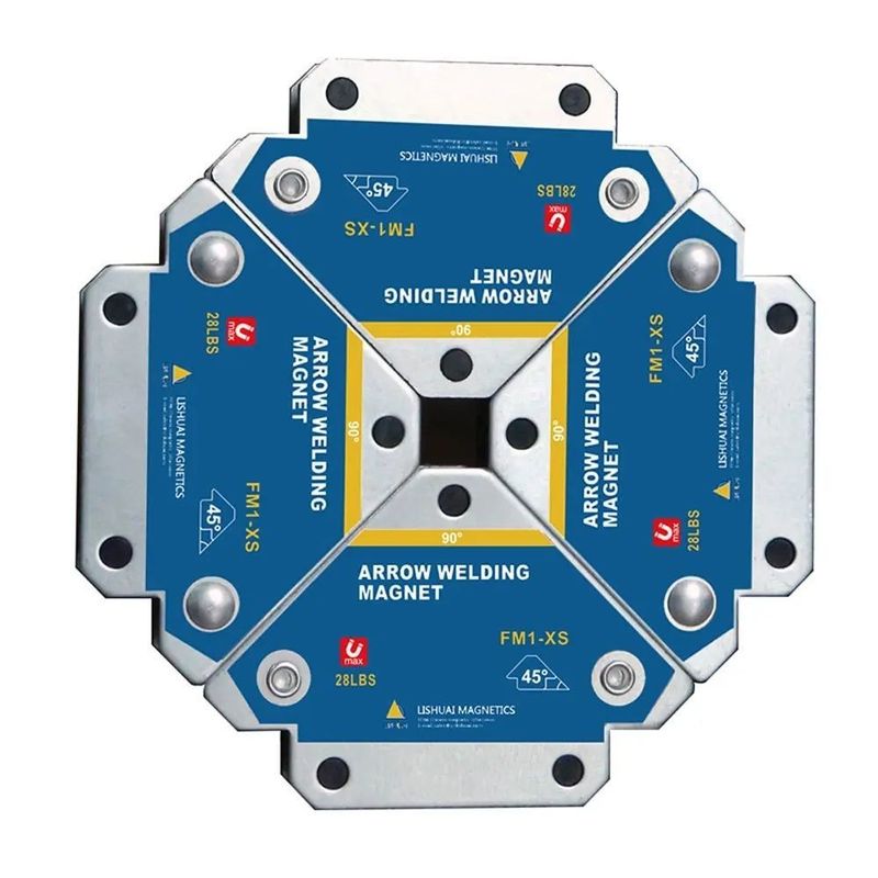 Fixador de solda magnética 45° 90° 135° Multi-Angular Magnet Weld Positioner Ferrite Auxiliary Locator Tools Positioner de solda