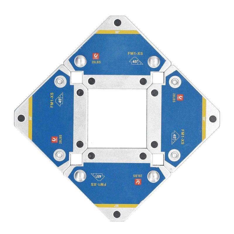 Fixador de solda magnética 45° 90° 135° Multi-Angular Magnet Weld Positioner Ferrite Auxiliary Locator Tools Positioner de solda