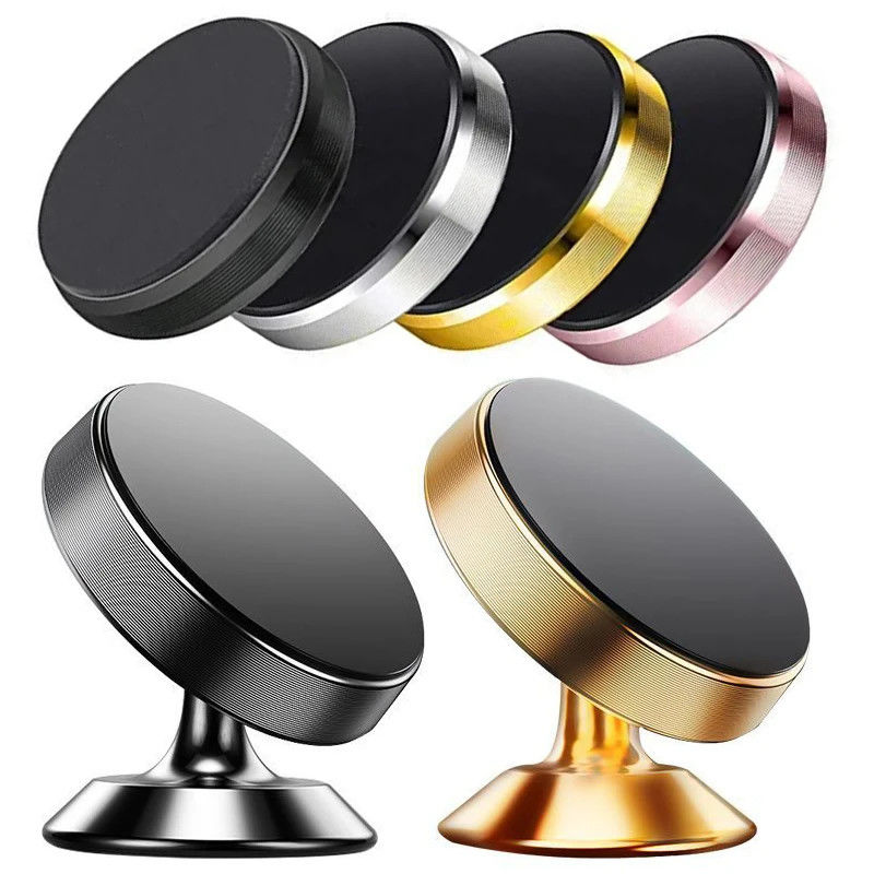 Magnetic Car Phone Holder Dashboard Mobile Phone Holder Stand Magnet Mount Bracket No Carro Para iPhone Samsung
