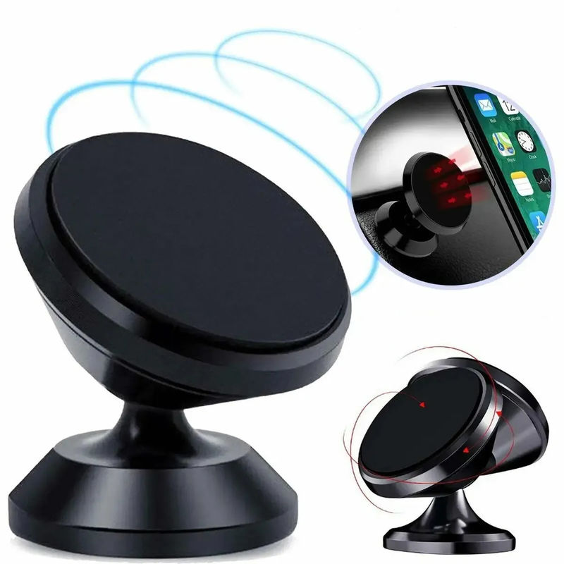Magnetic Car Phone Holder Dashboard Mobile Phone Holder Stand Magnet Mount Bracket No Carro Para iPhone Samsung