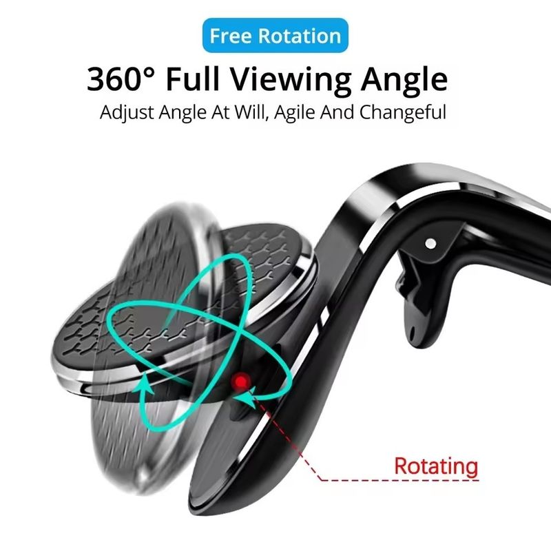 Car Magnetic Phone Holder Stand Air Vent Magnet Car Mount GPS Smartphone Suporte Móvel em suporte de carro para iPhone Xiaomi Samsun